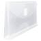 JAM Paper 5.25" x 10" Plastic Hook & Loop Closure Envelopes, 12ct.